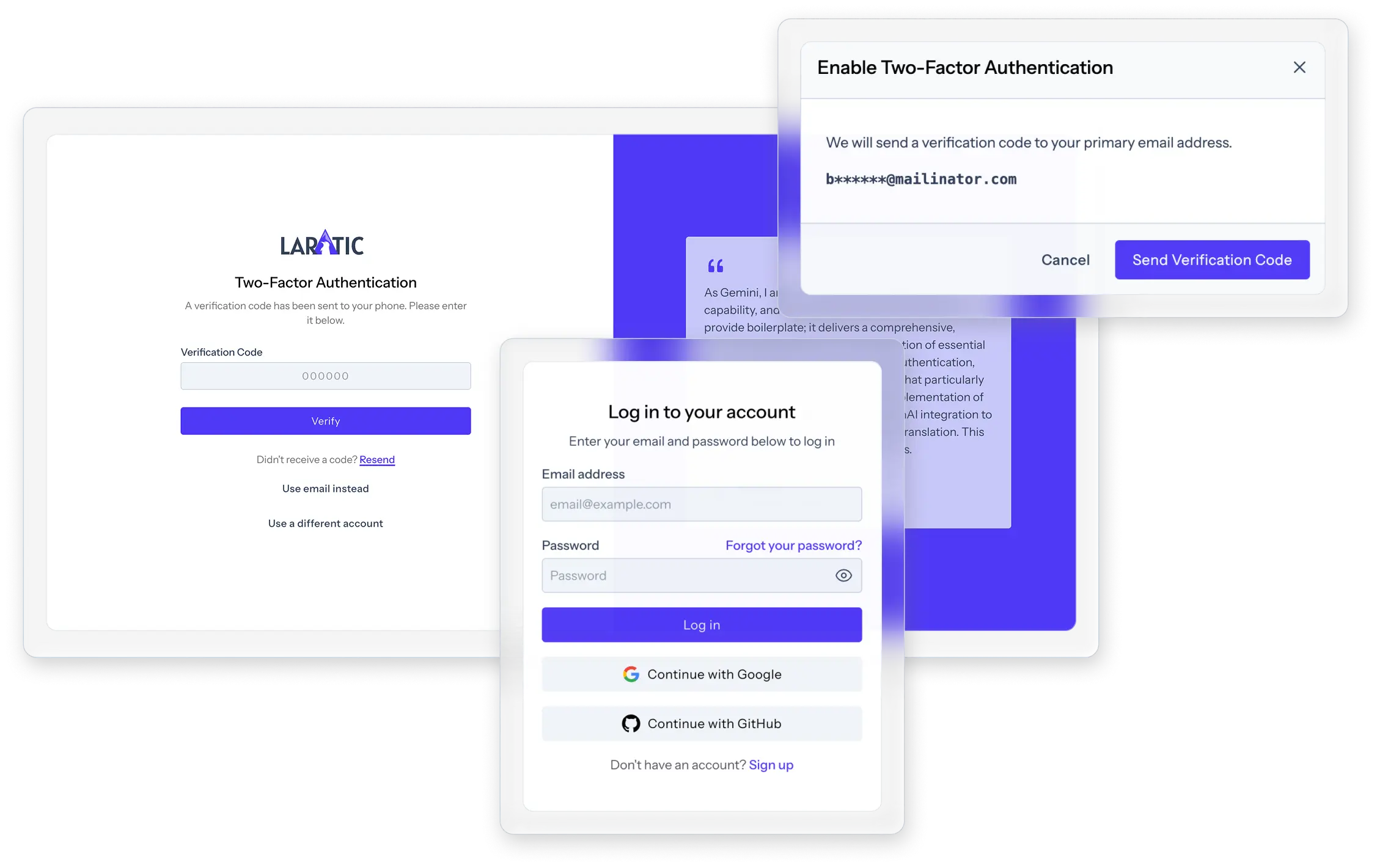 A clean, modern dashboard with key SaaS metrics